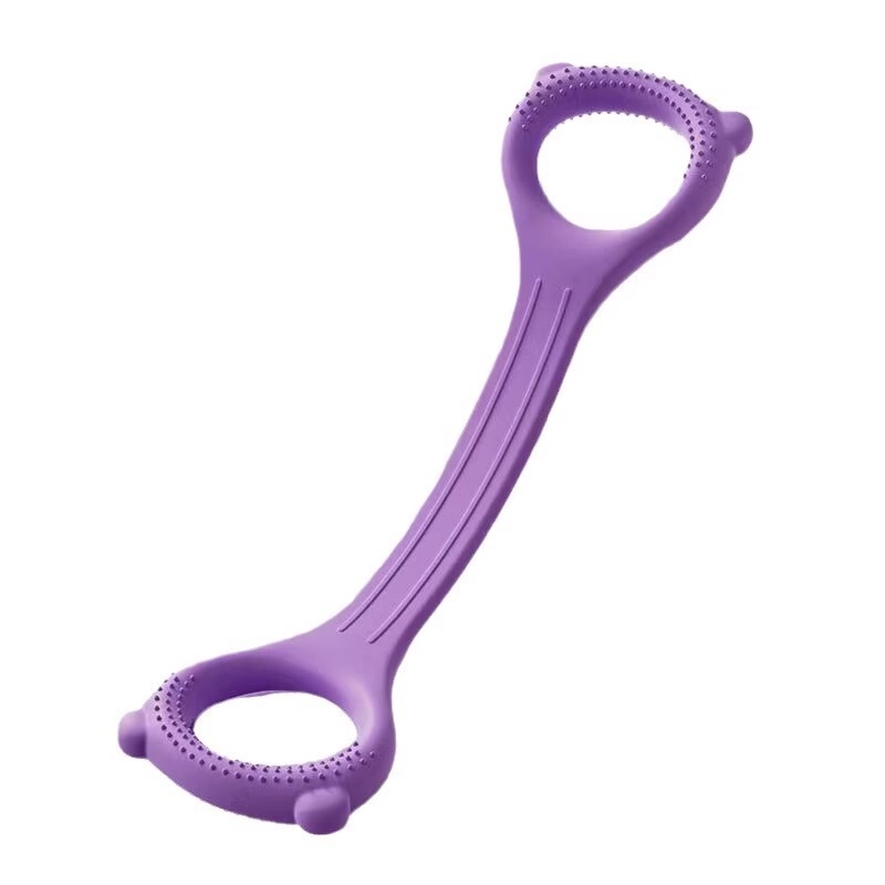 女性用テンショナー、オープンバック、太い8の字テンションロープ、ヨガバックレジスタンスバンド、痩身とシェイピングトレーニング弾性バンド|undefined