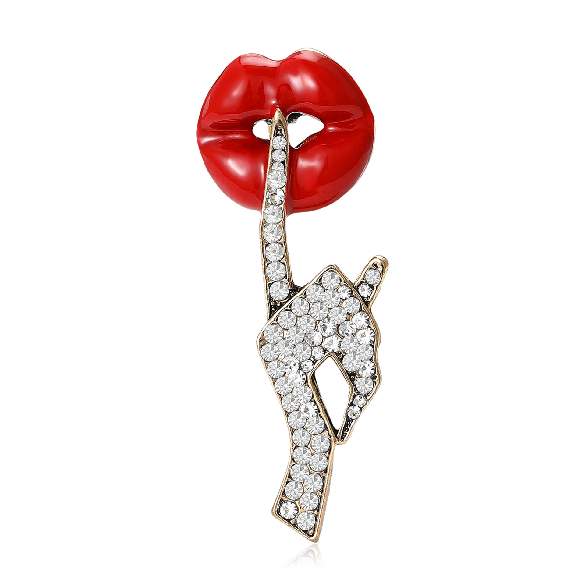 胸针嘴唇可爱日系ins潮个性百搭女配饰简约气质毛衣大衣西装装饰