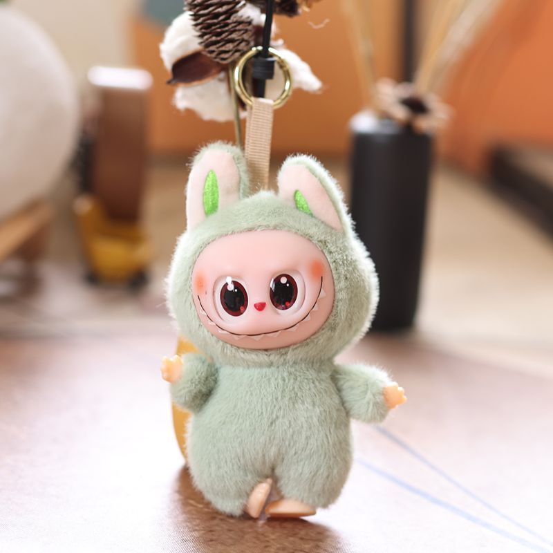 かわいいビニールウサギのペンダントぬいぐるみ人形ウサギのバッグペンダントキーホルダー人形人形|undefined