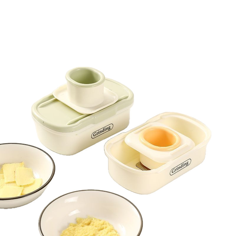 家庭用クリエイティブ多機能野菜切断と生姜挽きキッチンガジェットガーリックグラインダースライサー粉砕泡保存ガーリックマッサージャー|undefined