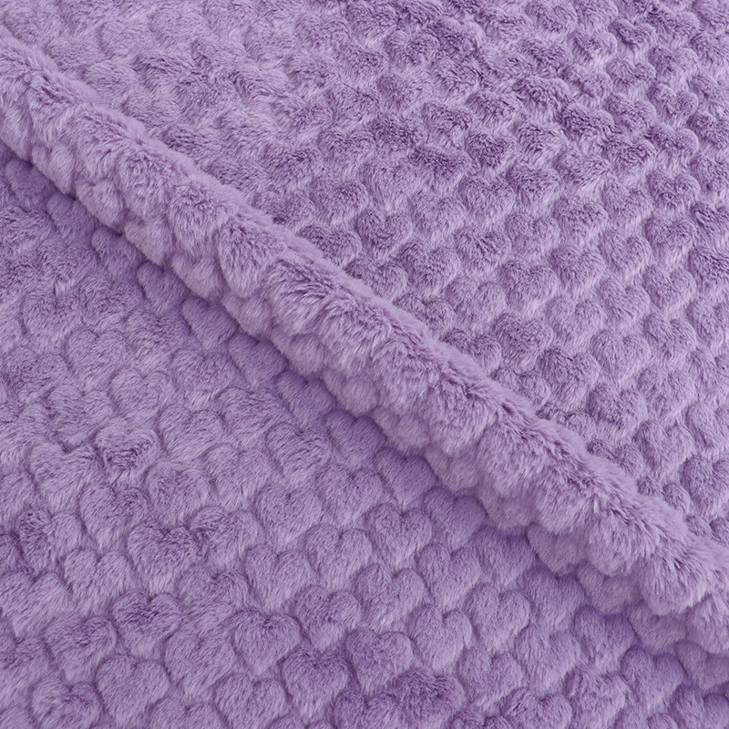 現物はウサギの毛のエンボスの小さい愛の綿布の立体のエンボスの小さいウサギの毛の布地の家庭用紡績の服装の抱き枕の生地に似せます。