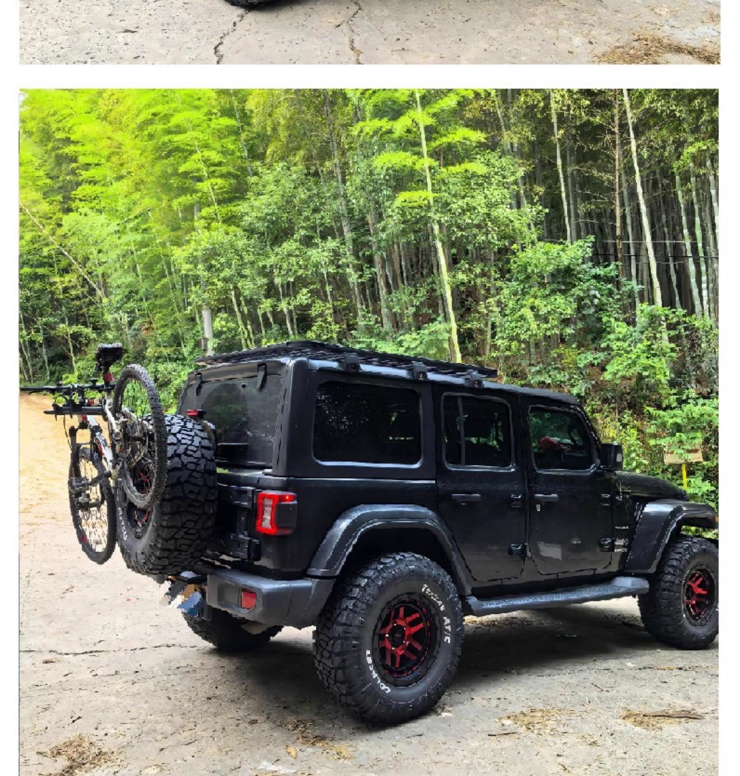 Wrangler Jietu Tank Raptor Liema Bj40 Car Bicycle Rack Foldableing Spare Tire Bicycle Rack