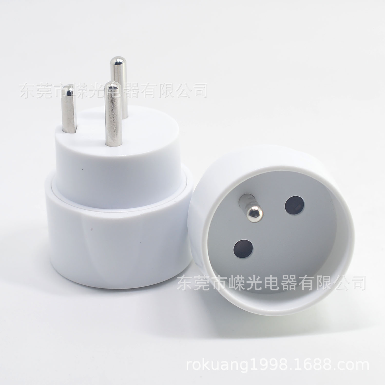 法式转丹麦插头DF229丹麦转法国插座适配器16A法规插头转换器CE