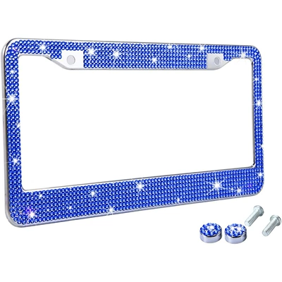Mexico, suitable for foreign trade, License plate holder/license plate holder - blue