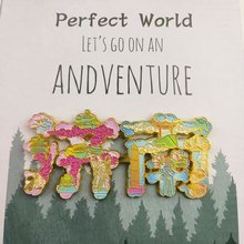 山东济南冰箱贴城市趵突泉旅游纪念品文创家居木质磁吸贴厂家批发