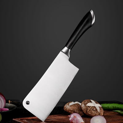 外贸厂家ABS手柄切片刀不锈钢菜刀厨师刀7寸双钢头西厨刀