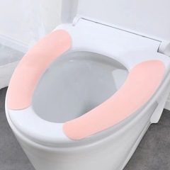 新怡馬桶貼加大款坐墊加絨通用防水可愛拉鏈款家用坐便套圈秋冬款
