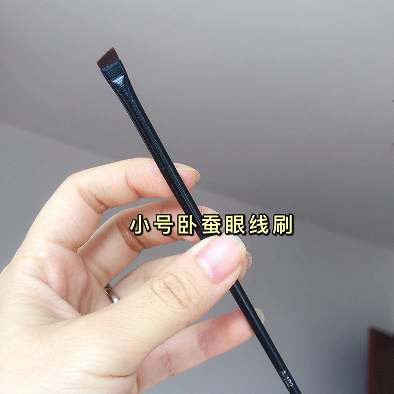 アイブロウブラシ、スパイラル双頭ベベルフラットヘッドまつげブラシ、眉毛掃除、眉毛整形、ポータブル両用アイブロウパウダーブラシ|undefined