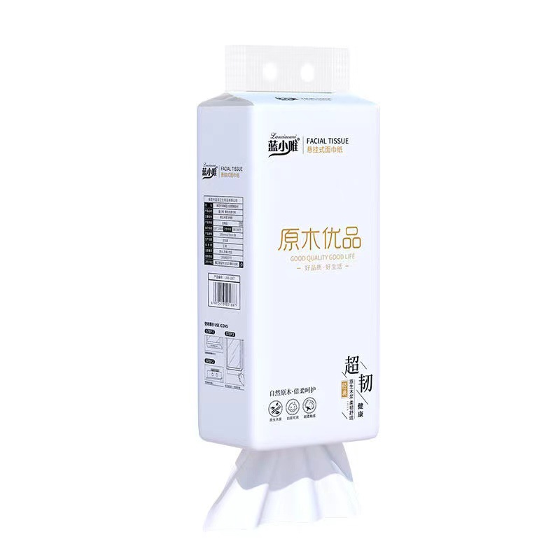 Lan Xiaowei colgante toallas de extracción de papel inferior paquete de papel higiénico de extracción de papel higiénico asequible papel higiénico toallas al por mayor