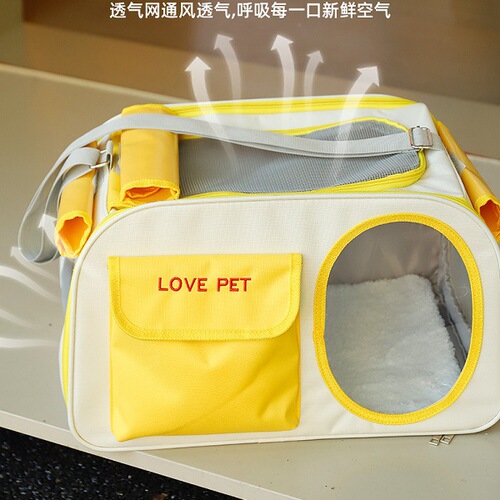 Cat and Dog Carrier Bag, Portable Foldable Pet Travel Bag, Spacecraft Style Large Capacity Breathable Pet Bag