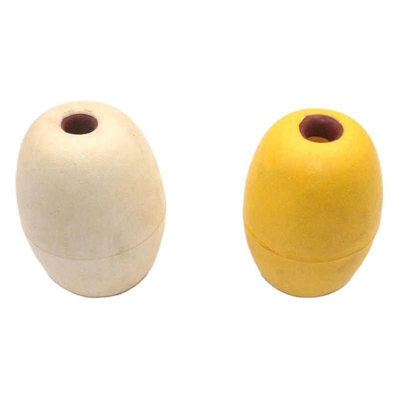 Factory foam float rigid PVC positioning buoy engineering waterway Lane float fishing net perforated float