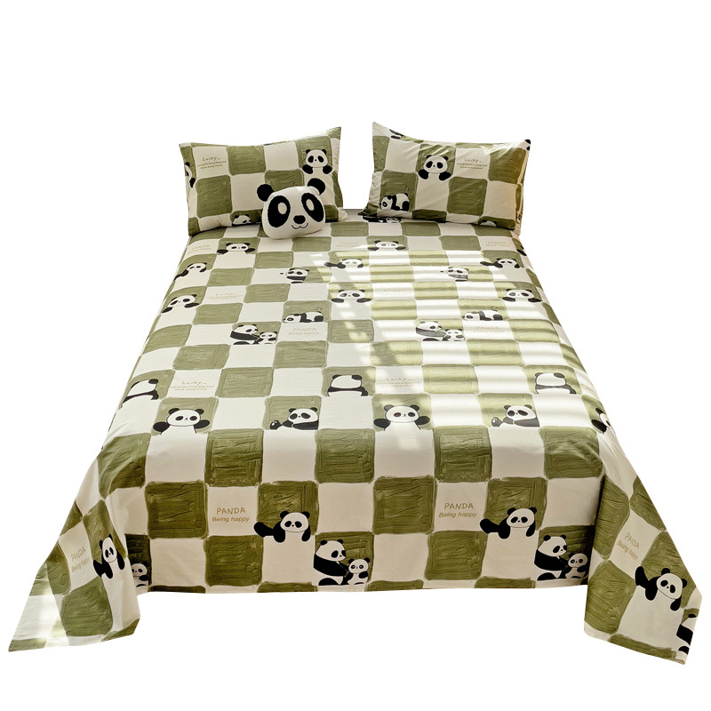 Funda de cama de algodón puro Funda de cama a prueba de polvo de algodón 100 de una sola pieza Funda protectora de colchón Simmons Funda de cama Juego de tres piezas 2