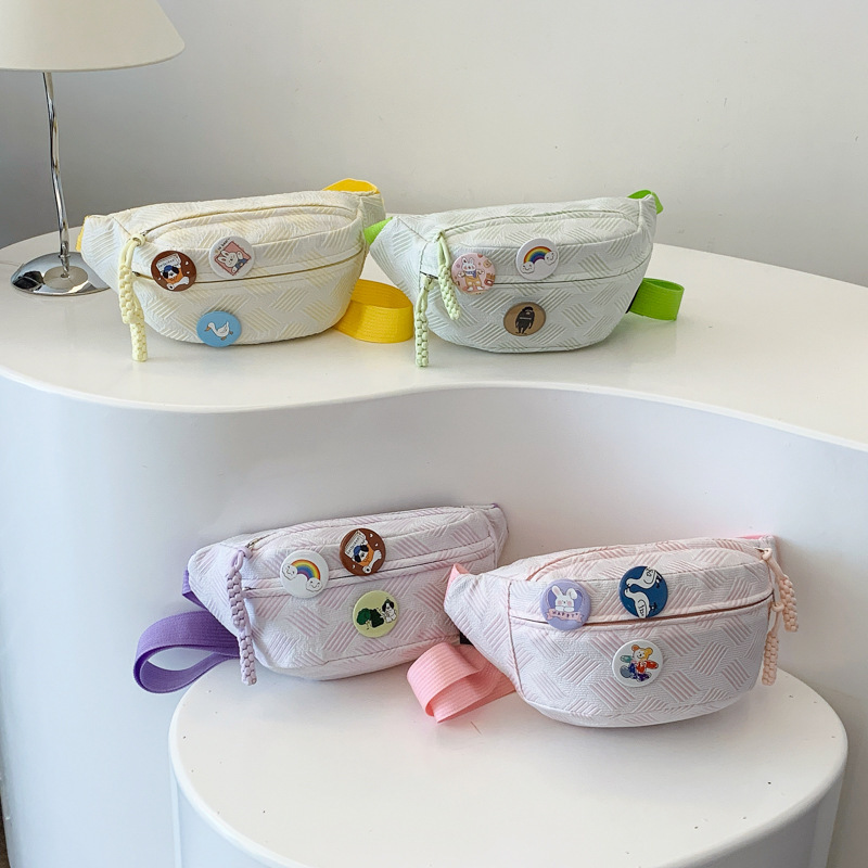 Simple Casual Ins Style Bag Women's Fresh Style Mori Style Crossbody Bag Sports Chest Bag Niche Student Fashion Waist Bag