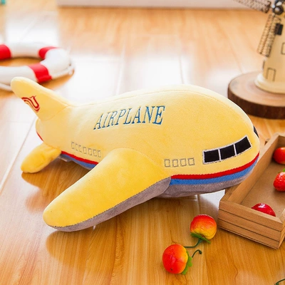 Doll Kindergarten Prize, Oyuncaq yastıqlar - airplane-yellow-40cm03kg