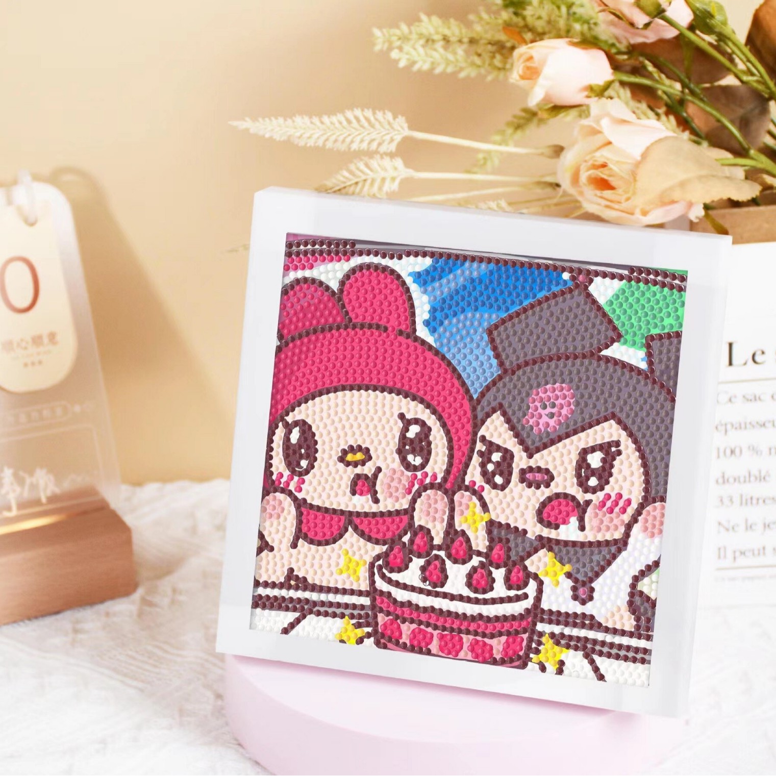 정사각형 AA008(사진 프레임 + 도구 키트 포함)