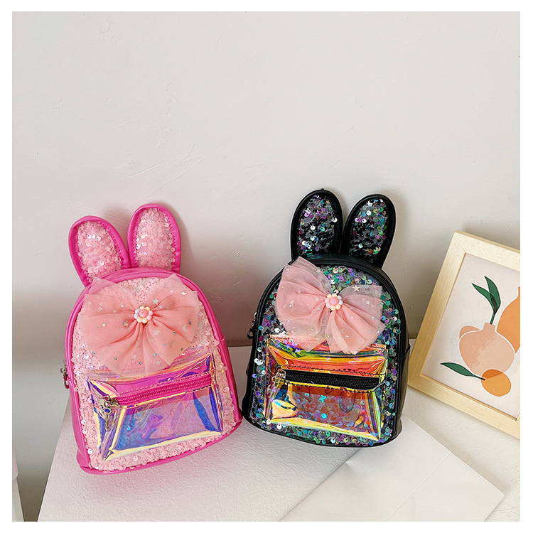 Waterproof Bow Knot School Daily Kids Backpack display picture 1