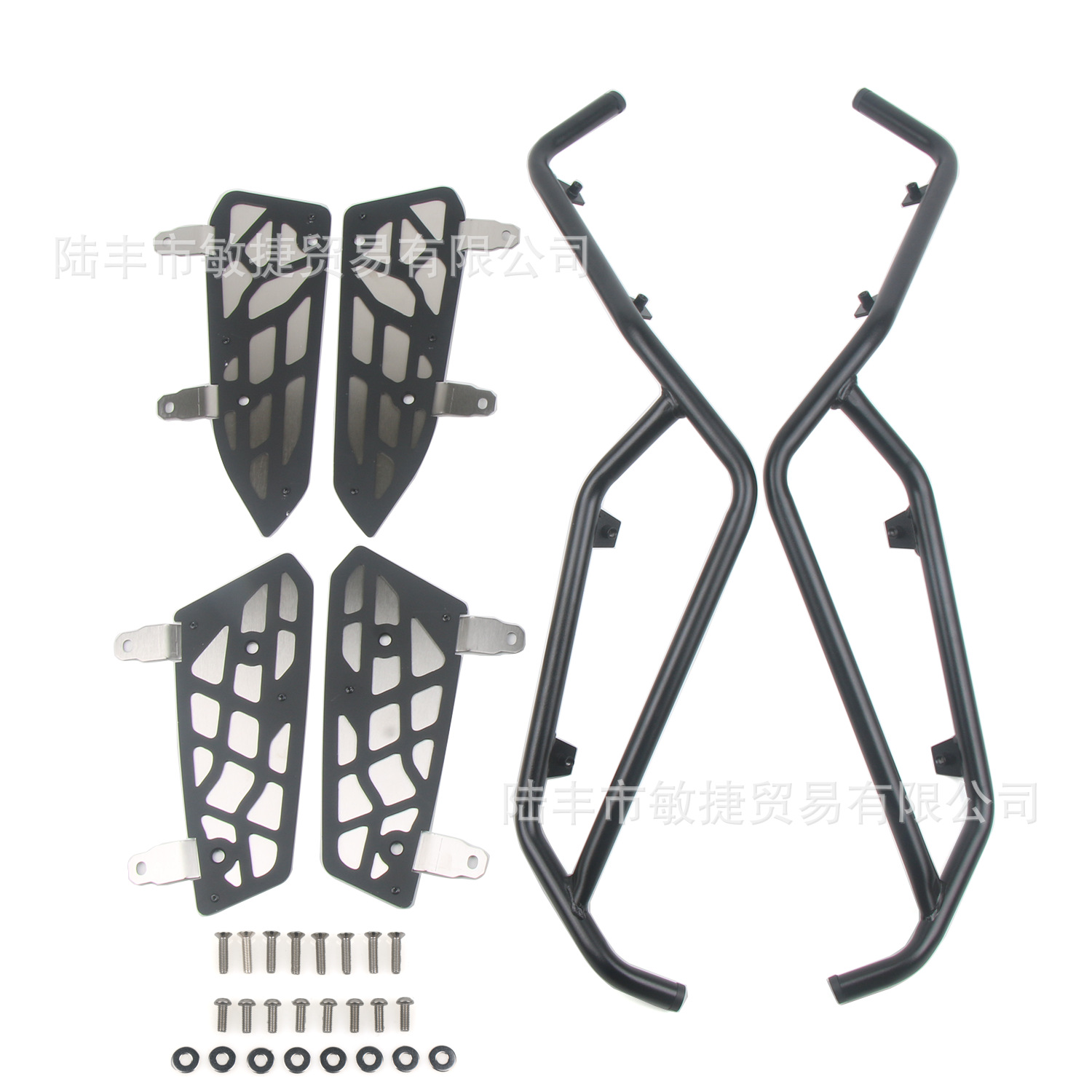 Suitable for Shengshi 150D 350D 368D Protective Bars, Bumper Bars, Anti-Fall Bars, Engine Body Anti-Collision Bars, Modified Accessories