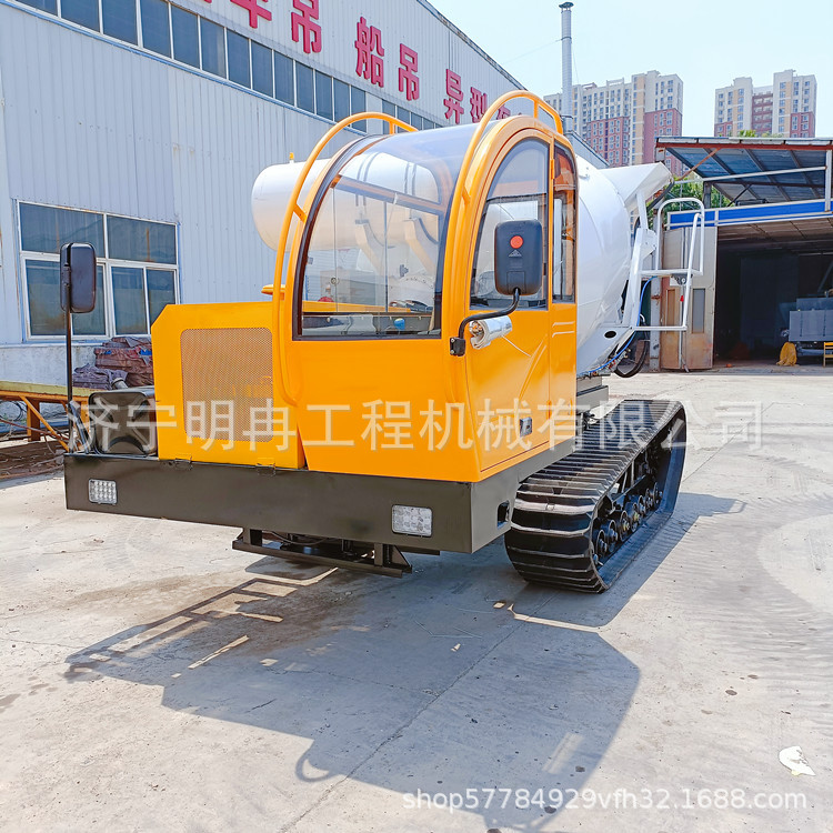 3方履带式搅拌罐车高标工程用混凝土搅拌车 爬坡搅拌浇筑水泥罐车