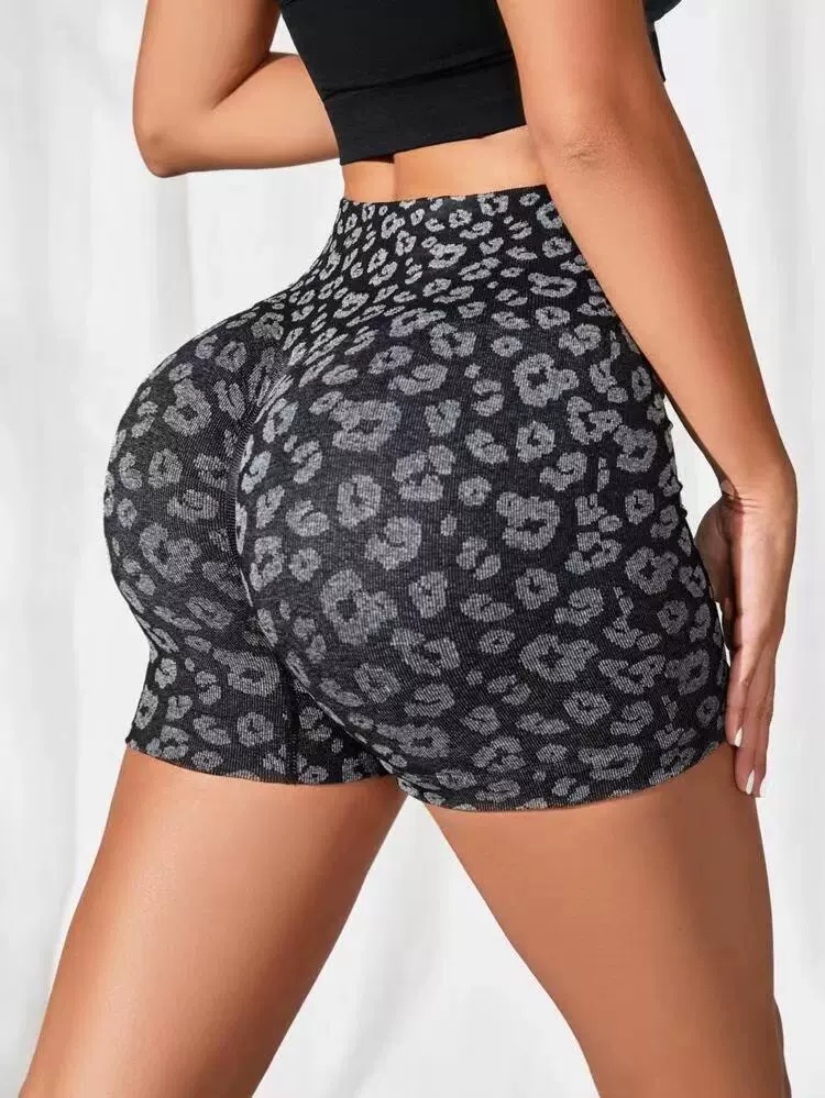High-Waist Hip-Lift Shaping Shorts — Women's Quick-Dry Compression Gym Leggings, 2–3 in. Tight