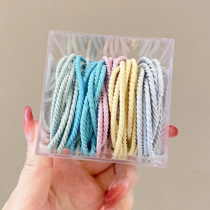 Cuerda de cabeza negra, banda de goma, banda de goma para mujer, cola de caballo alta, cuerda para el cabello, lazo para el cabello, funda de cuero, nuevo cabello atado, 2025