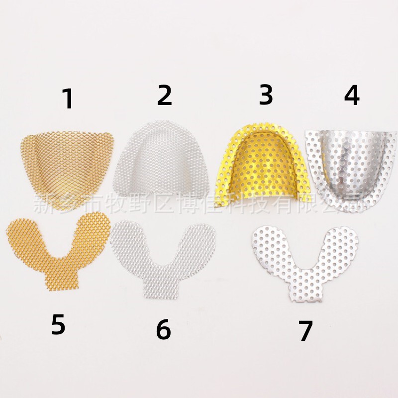 Dental Reinforced Mesh Strong Mesh Thickened Reinforced Mesh Golden silver Dental Material Upper and Lower One Dental Reinforced Mesh Strong Mesh Thickened Reinforced Mesh Golden silver Dental Material Upper and Lower One