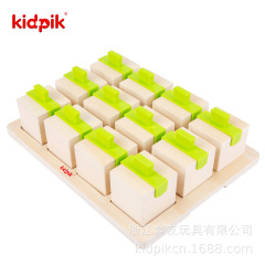 kidpik亞克力音樂盒音樂玩具響鈴記憶配對玩具木製玩具感官遊戲