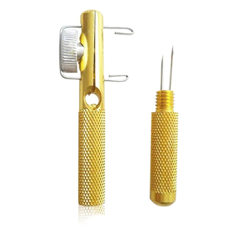 Suministro de fábrica al por mayor sub-línea Dispositivo de anudado gancho Dispositivo de unión metal amarillo MESA DE PESCA artes de pesca accesorios de pesca al por mayor