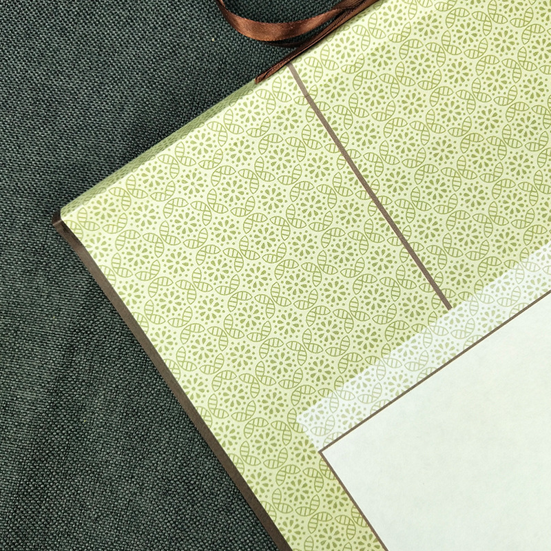 Rolo vertical pequeno A-4 verde claro (30 cm * 70 cm) / Espessamento de dupla camada