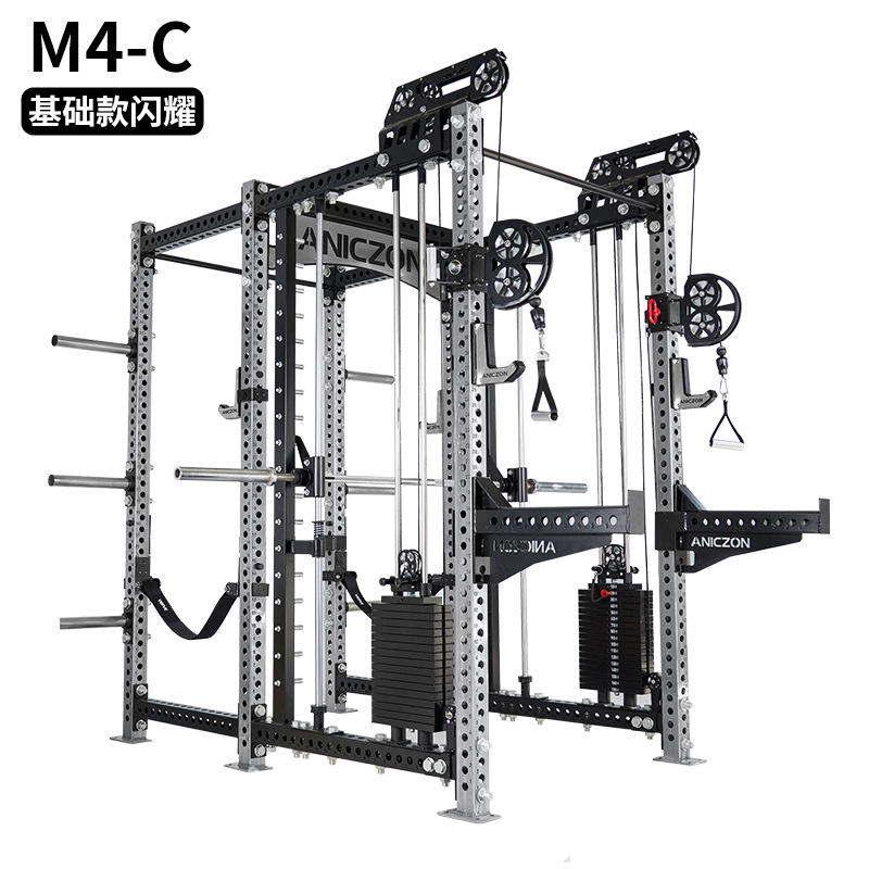 Gimnasio pórtico equipo de fitness hogar marco de sentadilla profunda multifuncional comercial Smith máquina de entrenamiento integral