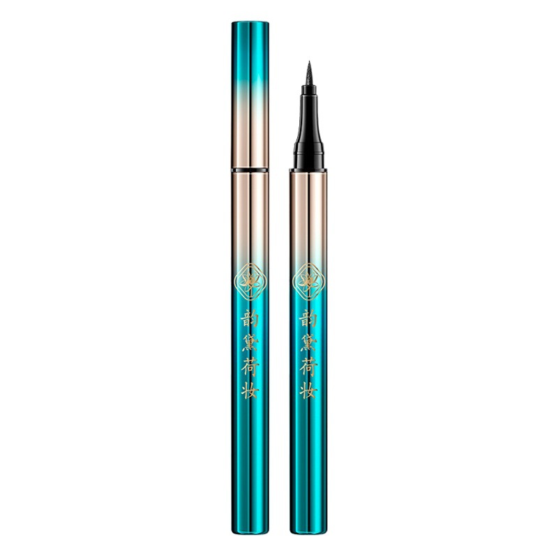 Han Difei Eyeliner Is Waterproof and Sweat-Proof, Not Easy to Smudge, Not Easy to Remove Makeup, Ultra-Fine Student Style Affordable Female Liquid Eyeliner Pen