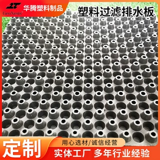 PVC蓄排水板 园林景观种花种菜滤水板楼顶绿化透气排水板