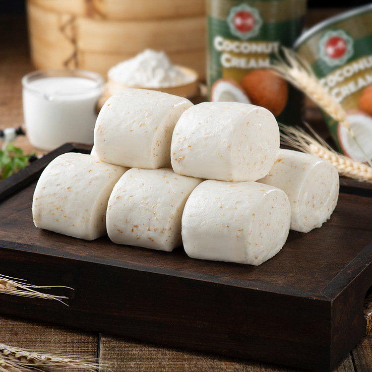 椰汁全麥饅頭 批發餐飲商用早餐速凍半成品廣式酒樓早茶點心饅頭