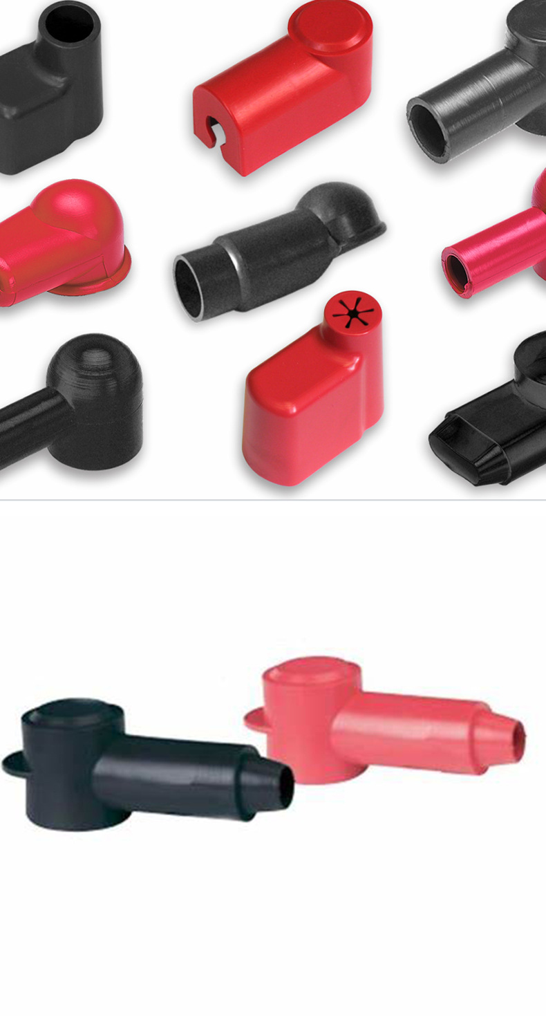 蓄電池端子絕緣接線(xiàn)帽套L型護套電瓶樁頭正負極電池接線(xiàn)保護套