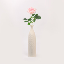 阿莫克欧式高档仿真大玫瑰 餐桌茶几仿真花 手感保湿玫瑰花