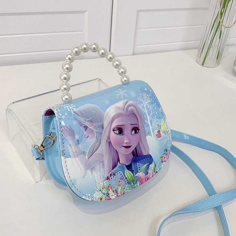 2024 nuevo bolso de hombro de hielo y nieve para niños de moda princesita salvaje fuera de la tendencia Aisha bolso de mensajero portátil lote