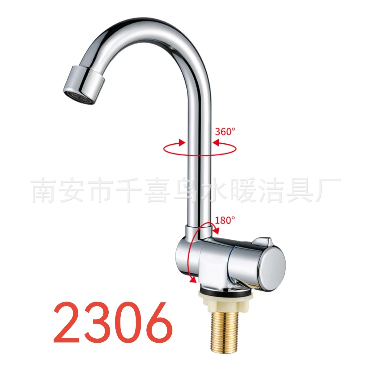 QianxiNiao Venta directa Amazon RV Grifo de agua Grifo plegable para lavabo de agua con cubierta