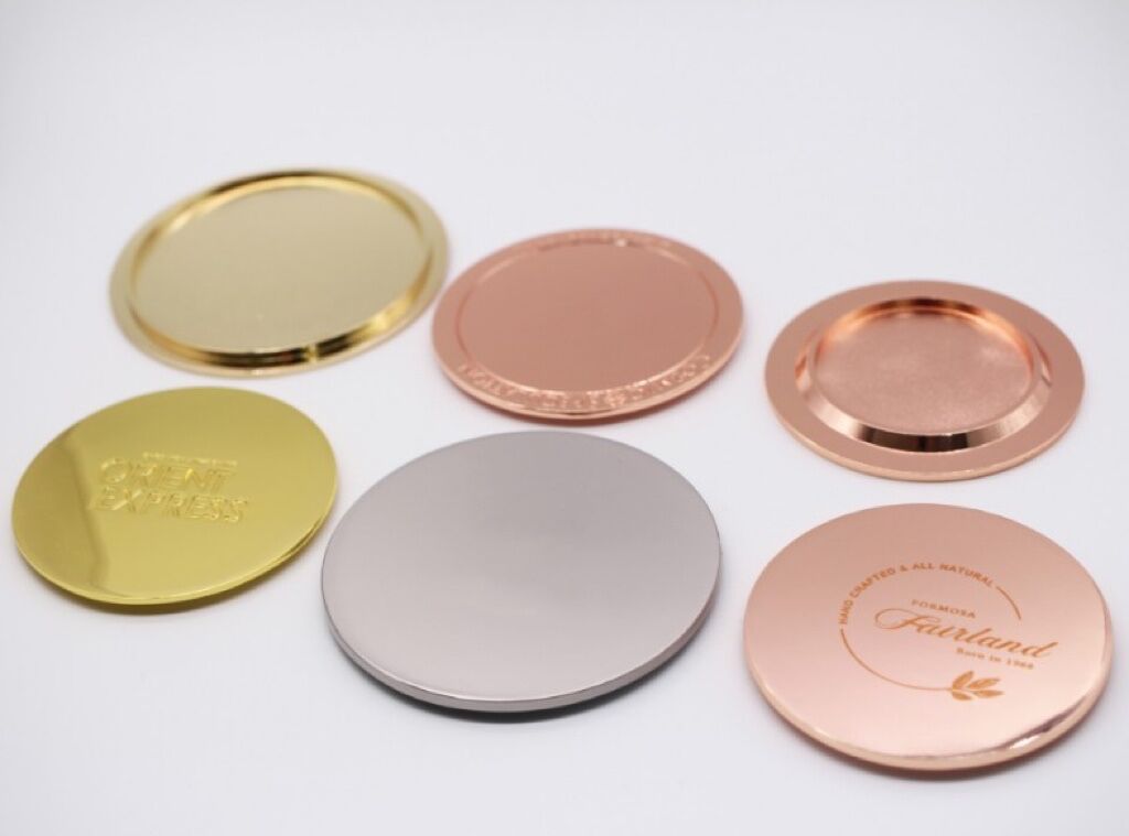 En stock vidrio Galvanoplastia de oro candelabro roto oro vela taza esmerilado colorido vela taza blanco colorido vidrio