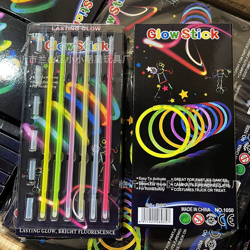 Детские игрушки, флуоресцентные палочки, ночные соединения, светящиеся палочки, флуоресцентные палочки, подарки в упаковке, экспорт, 2 юаня, игрушки оптом