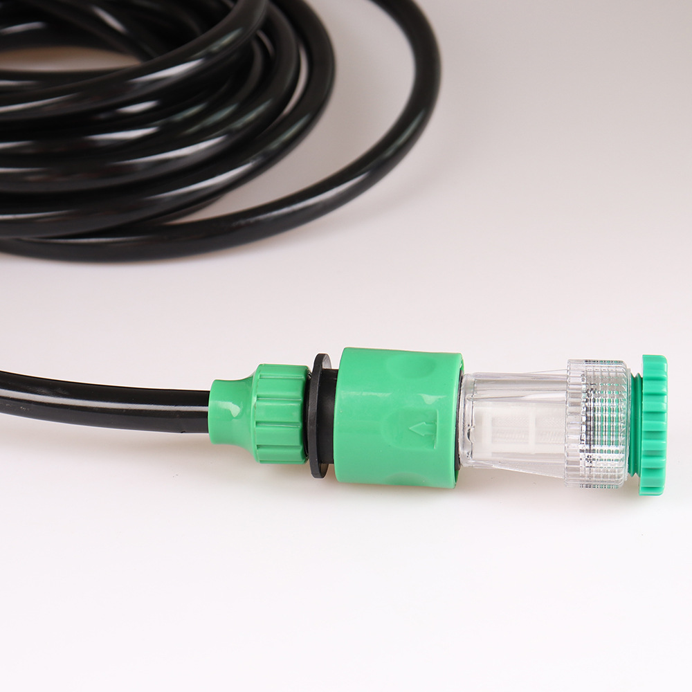 Máquina de limpieza, junta de chupete, lavadora de automóviles, filtro de entrada de agua, junta de entrada de agua de plástico transparente, junta de tornillo rápido con