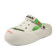 2024 Summer New Style Hole Shoes Men's Poop-feeling Thick Slippers Non-slip Soft Sole Outfit Breathable Beach Sandals for Men