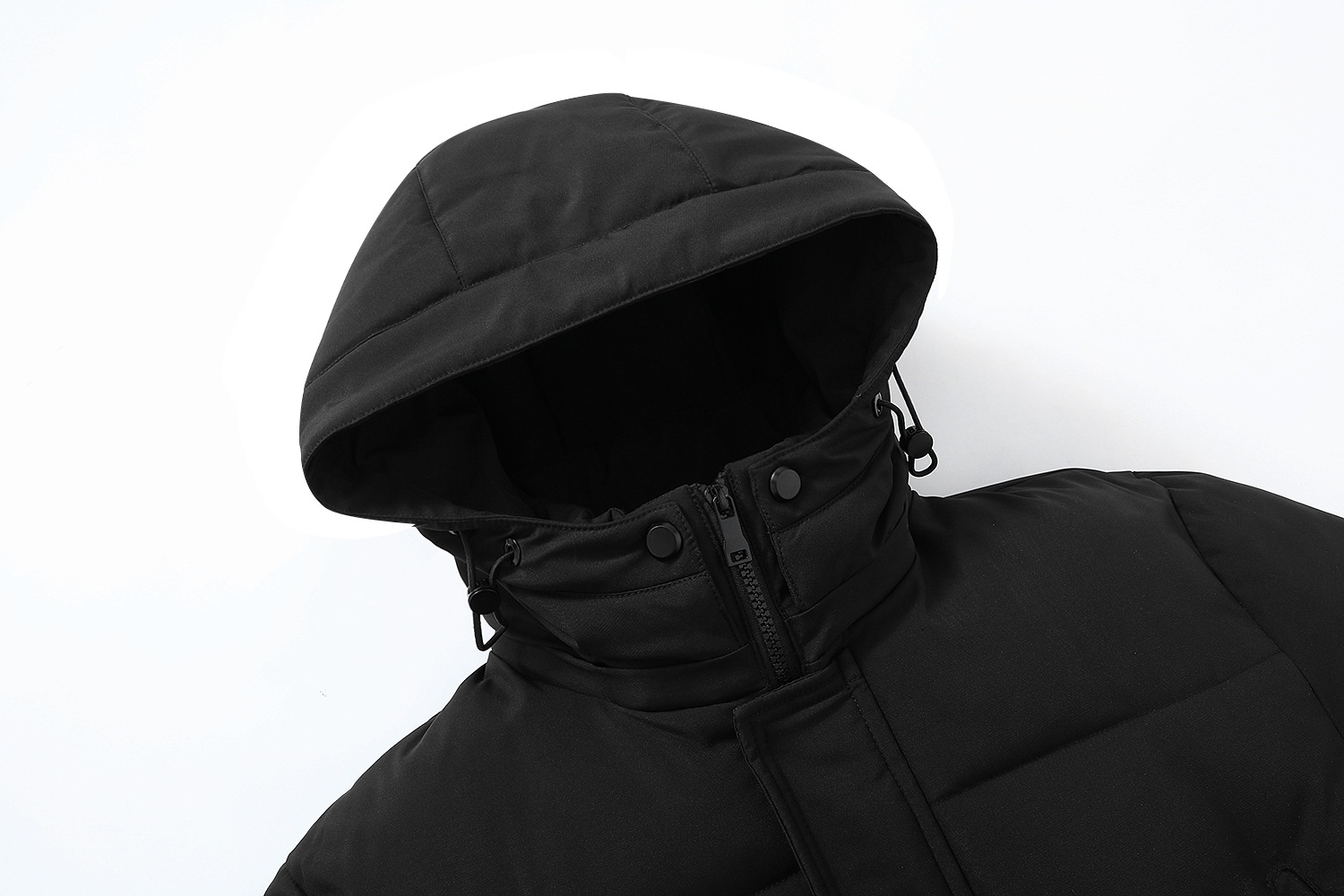 Men's Clothing Thickened long men's Silk cotton jacket winter hat outdoor windproof warm knee length thick men's cotton jacket_voghion.com