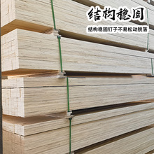 多层包装木方批发工地用方木工程垫木枕木免熏蒸杨木材质胶合板