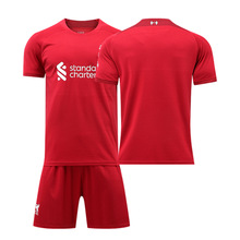 22-23利物浦球衣薩拉赫托雷斯阿諾德球衣成人兒童足球隊服套裝男