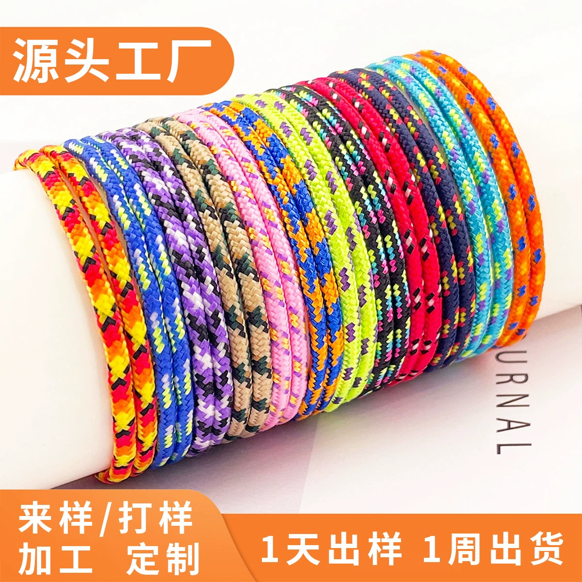 Настраиваемые нейлоновые браслеты ручной работы с яркими креативными дизайнами, доступны с предоставленными изображениями и образцами, для трансграничной торговли в Европе и Америке.