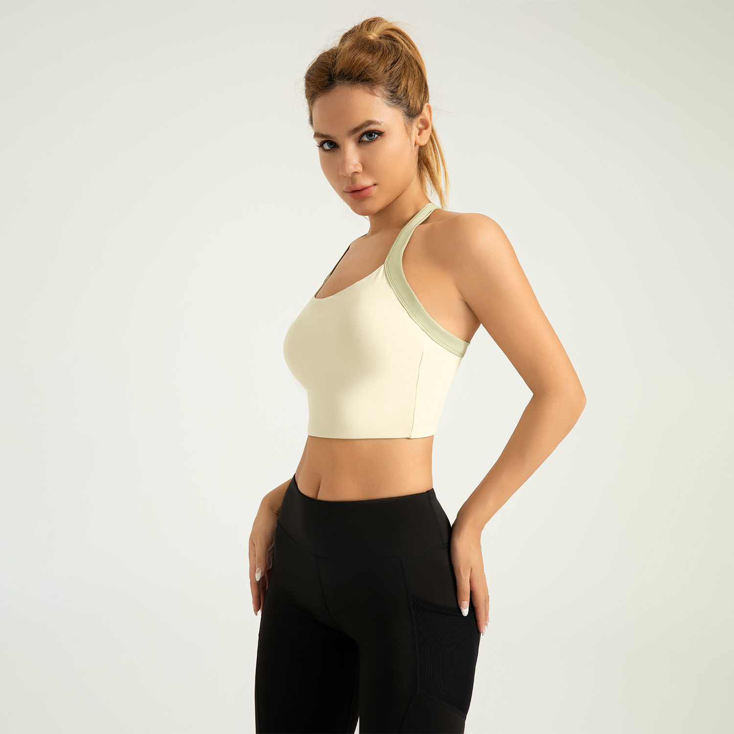 Área especial transfronteriza de Juyi Tang ropa interior deportiva antichoque de alta resistencia cojín de pecho fijo cintura cintura chaleco de fitness