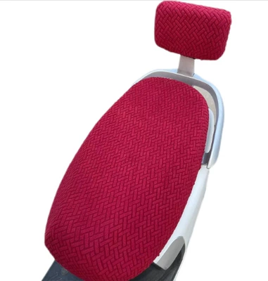 Scooter Universal Sun Protection Four-Season – Electric car cushion - wine-red-high-elastic-universal-seat-cover