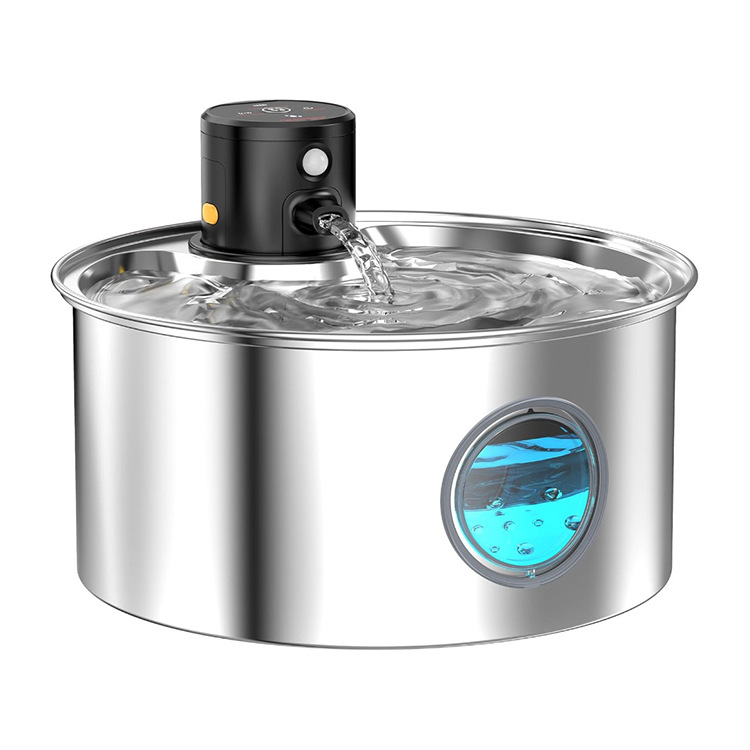 Fábrica de fuente de agua para gatos agua corriente no enchufable agua automática para gatos agua para gatos agua para beber image 6