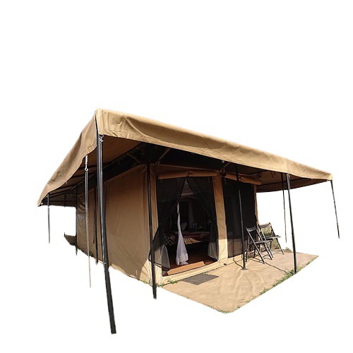 Tienda móvil simple tipo de montaje de la Casa de Campo de migración tienda de campaña estilo de especificación personalizada que acampa tienda de campaña