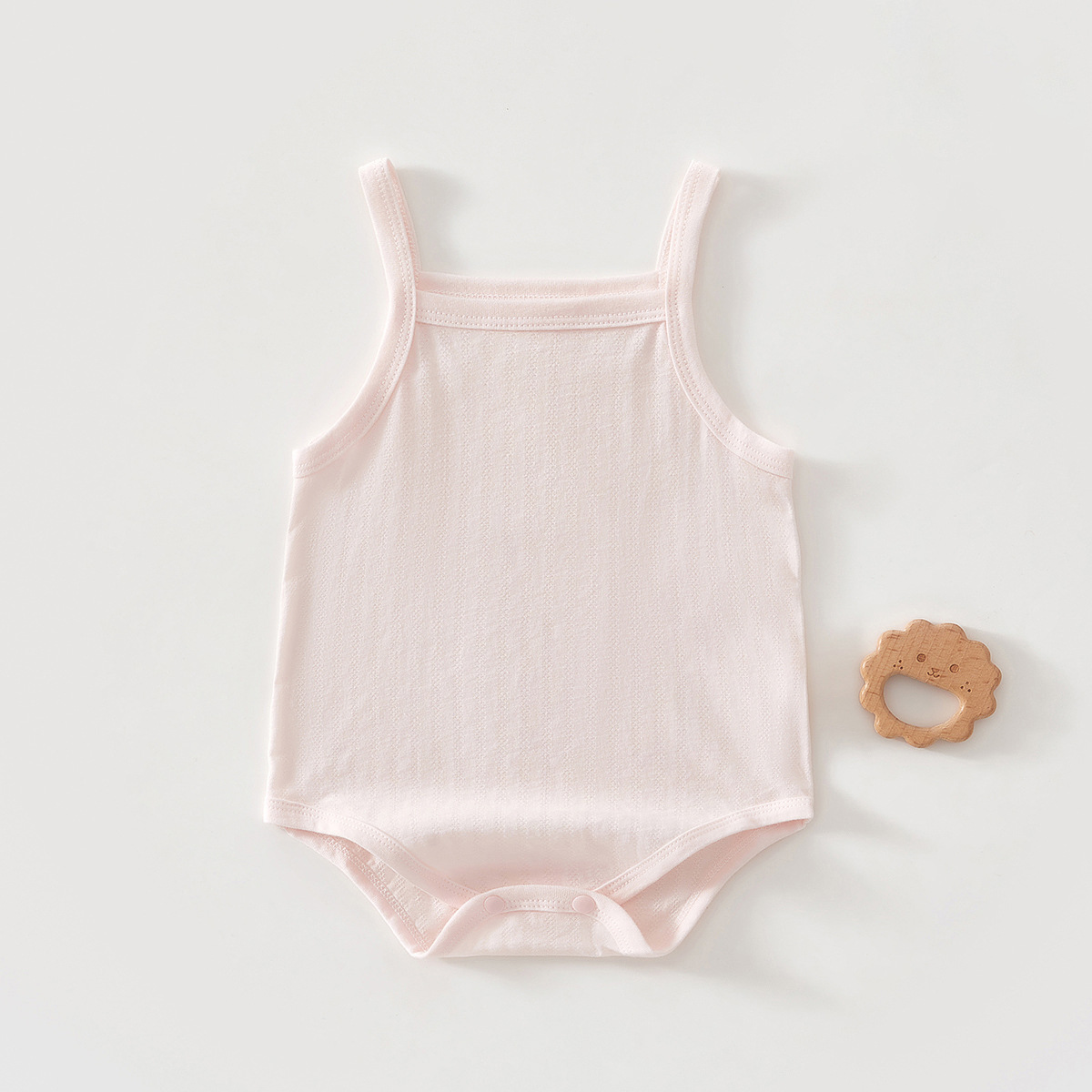 Baby's Bag Fat Clothes Summer Thin Sleeveless Breathable Boyboy and Female Baby's Sling Triangle Hats Climbing Clothes Pure Cotton