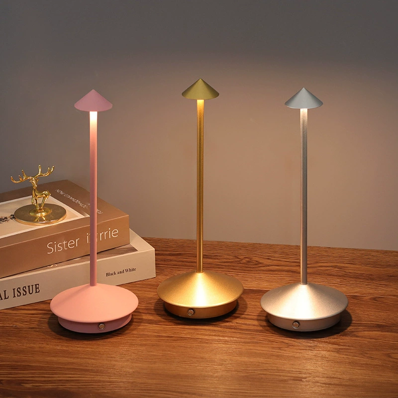 LED modern and minimalistic creative night light for desktop for living room, table lamp for bed, lights